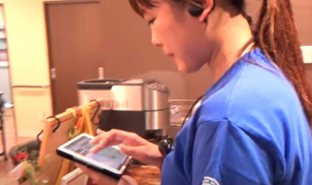 ケア樹のiPad介護記録アプリ 利用イメージ