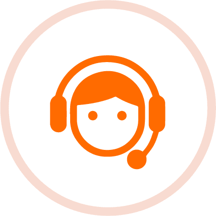 丁寧なサポートアイコン